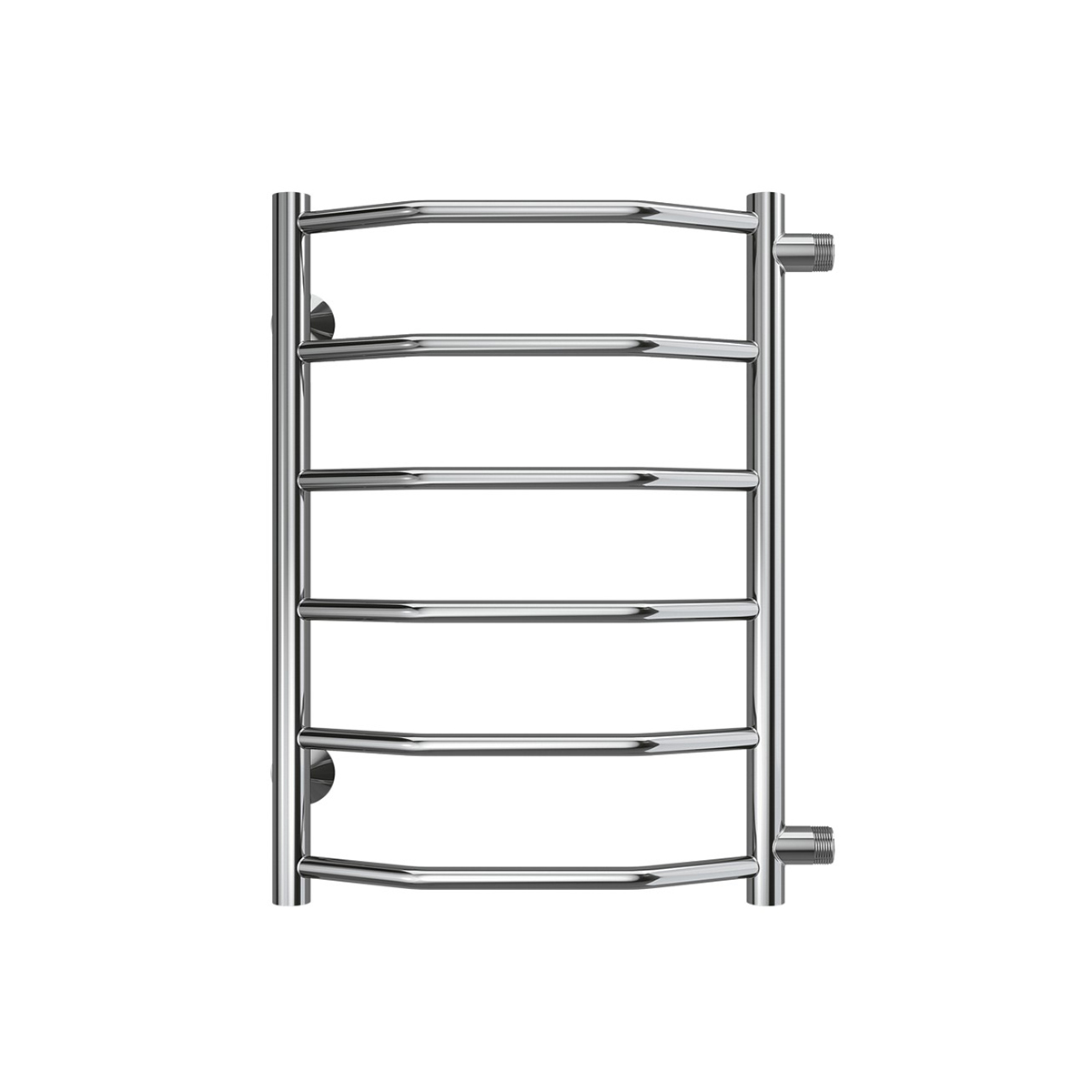 Полотенцесушитель водяной "виктория" п6 400*600 боковое подключ. 500 (хром) "terminus"