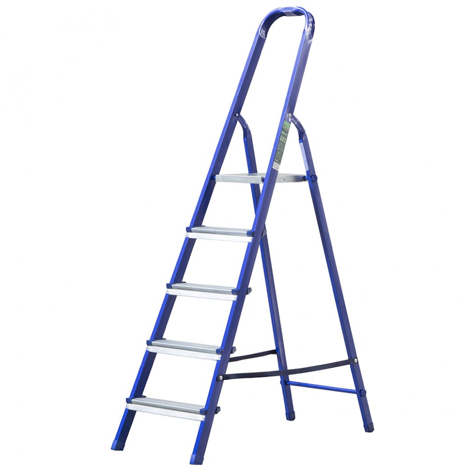 Стремянка, 5 ступеней, стальная, Сибртех (97845)