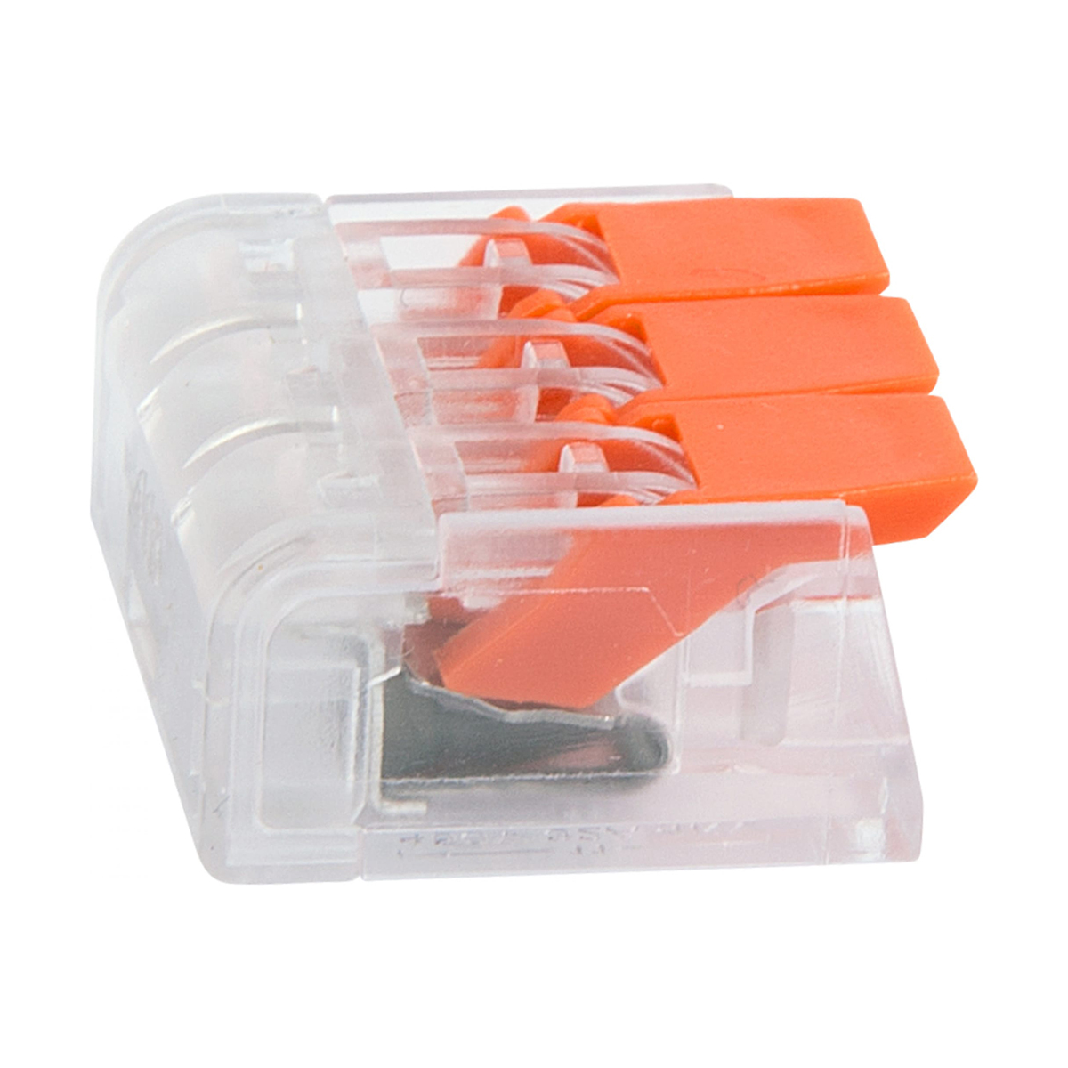 Клеммы универс. компакт. смк 221-413  до 4 мм², 3-проводные упак. 5 шт. (1/50/5000) "rexant" 07-5207