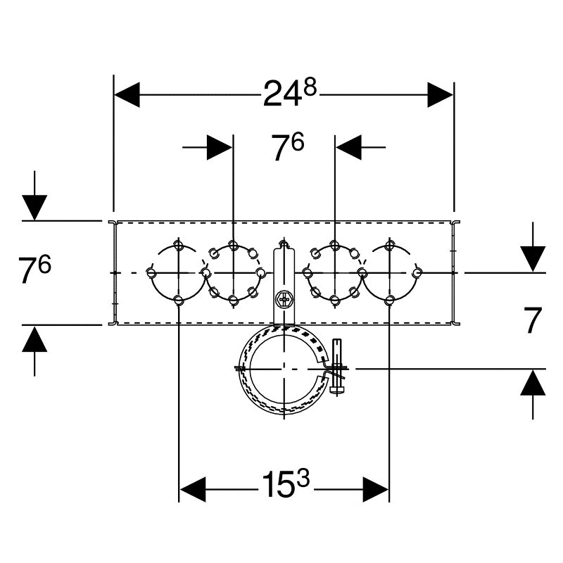 Модуль для умывальника Geberit GIS