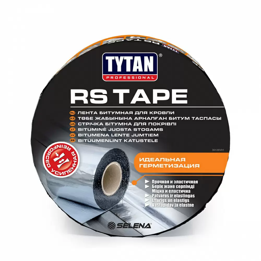 TYTAN PROFESSIONAL RS TAPE лента битумная для кровли, самоклеющаяся, ширина 15 см, коричневая (10м)
