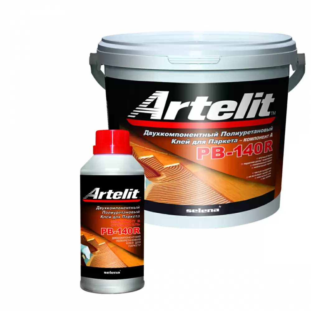 ARTELIT клей двухкомпонентный полиуретановый для паркета PB-14OR (6 кг)