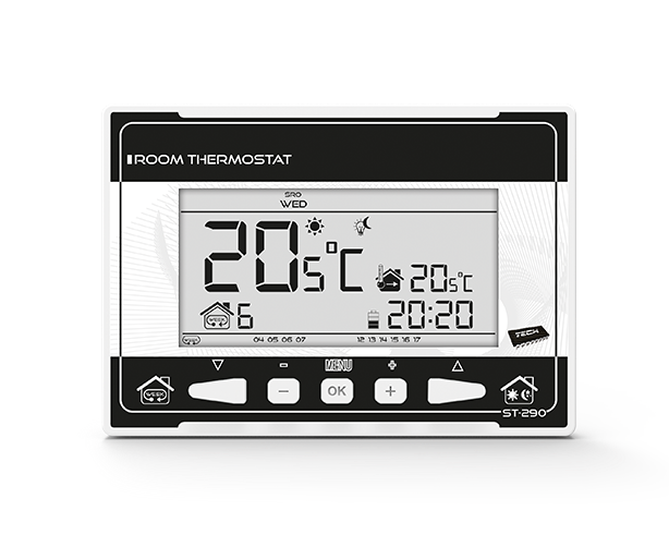 Термостат электронный беспроводной двухпозиционный TECH ST-290v3