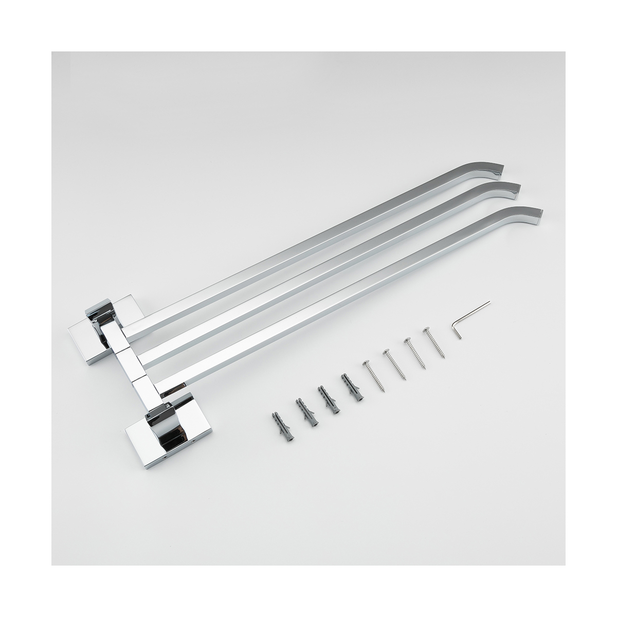 Полотенцедержатель поворотный тройной g0713, хром (1/10) "gappo"