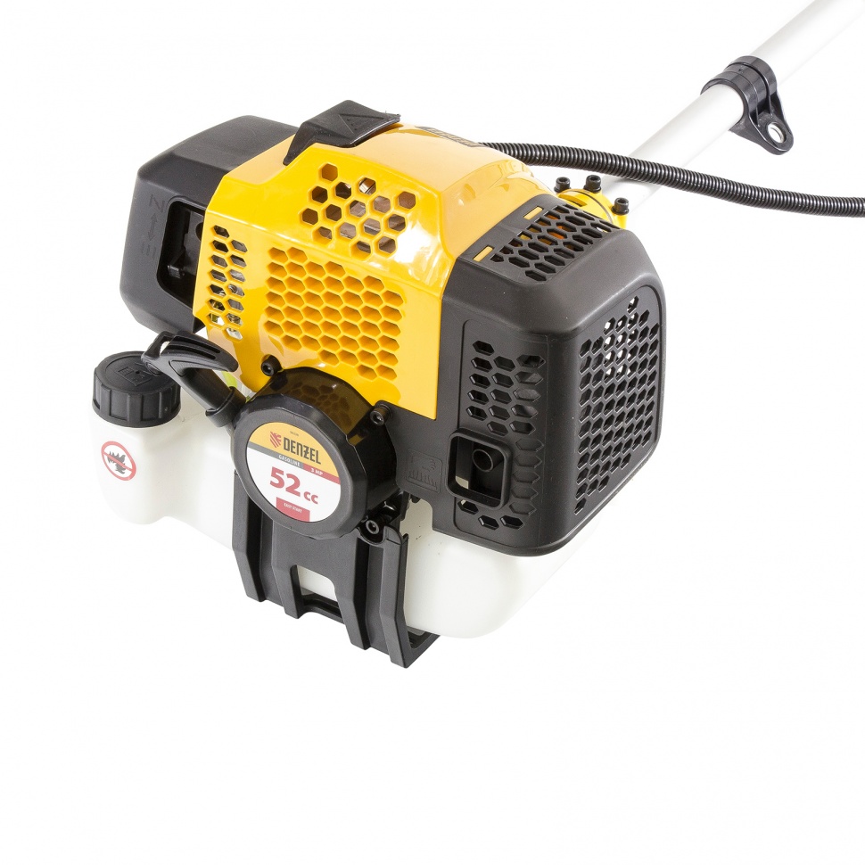 Триммер бензиновый DGT 520, 52 см3, 3 л. с, неразъемная штанга, состоит из 2 частей Denzel (96238)