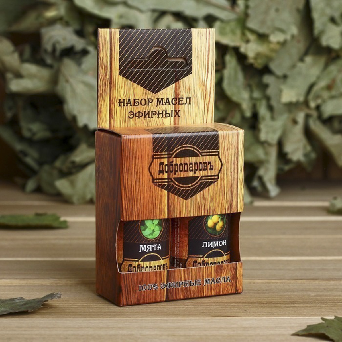 Масла эфирные "лимон и мята" набор 2 шт. х 17 мл "добропаровъ" 4250949