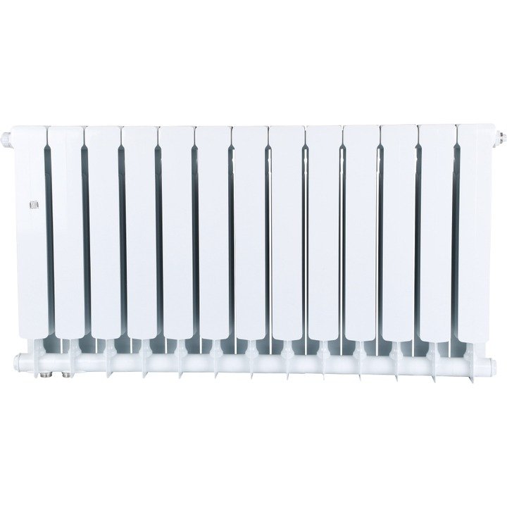 Радиатор STOUT Space 500 мм 13 секций, биметал. (нижнее правое подключение) на 24 кв.м.