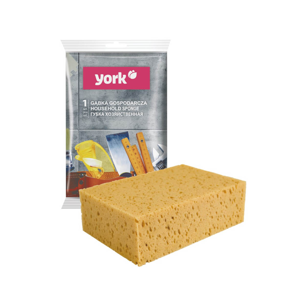Губка хозяйственная (1/30) "york"
