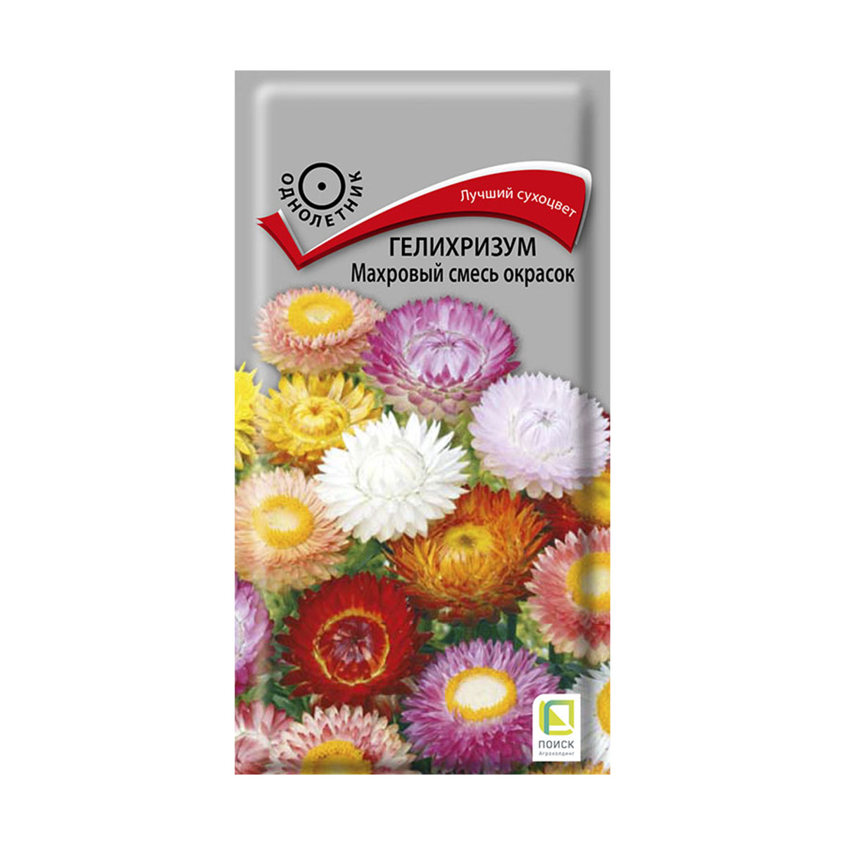 Семена цветов гелихризум махровый, смесь окрасок 0,25 г  ("1) (10/100) "поиск"