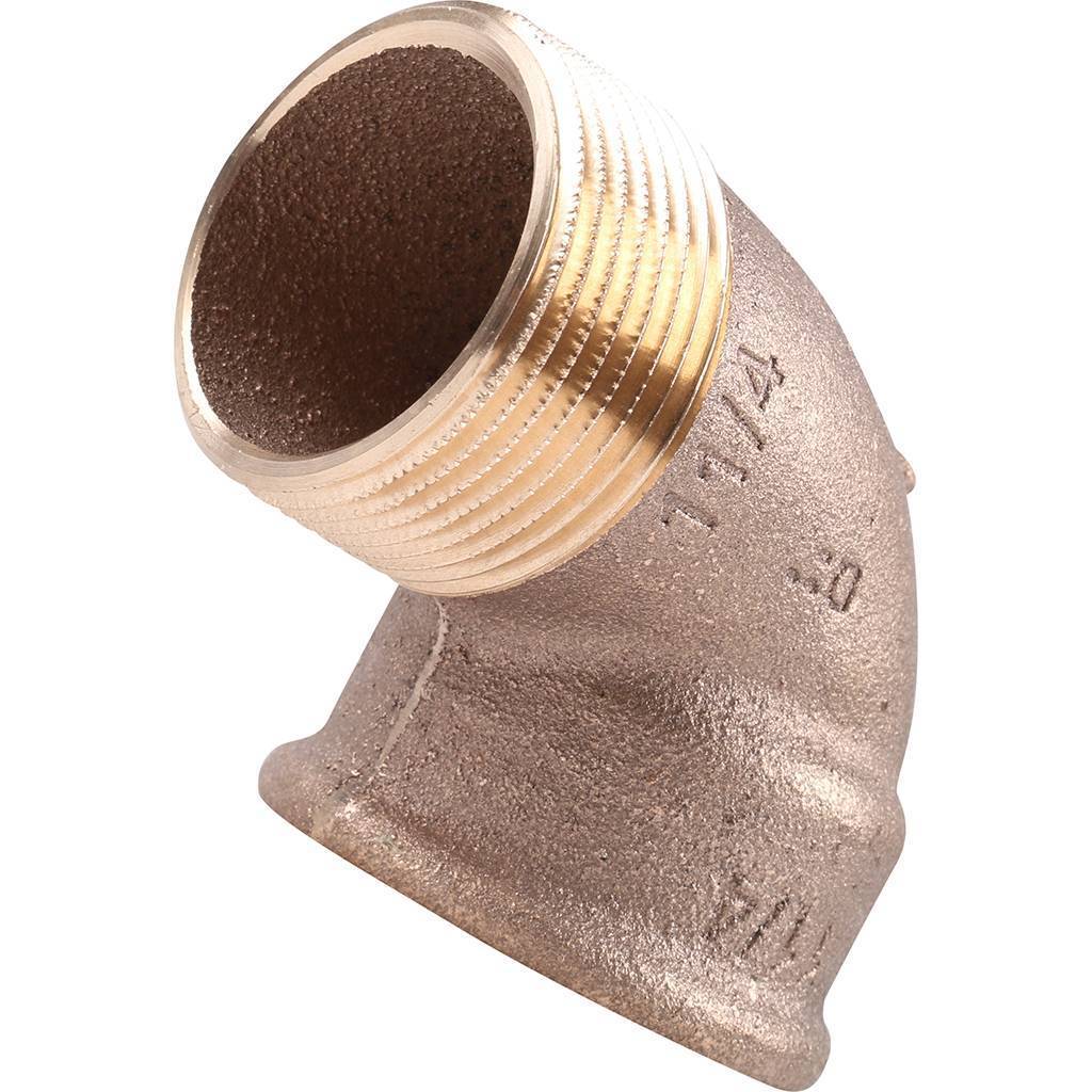 Угол резьбовой 90° ВН 1"1/4 бронза VIEGA (264109)