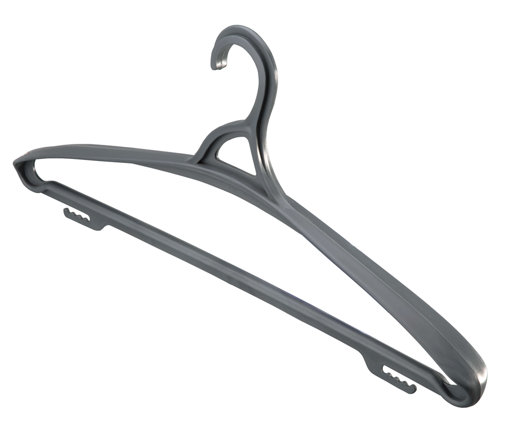 Вешалка для одежды разм. 52-54 (черный) (1/50) "бытпласт"