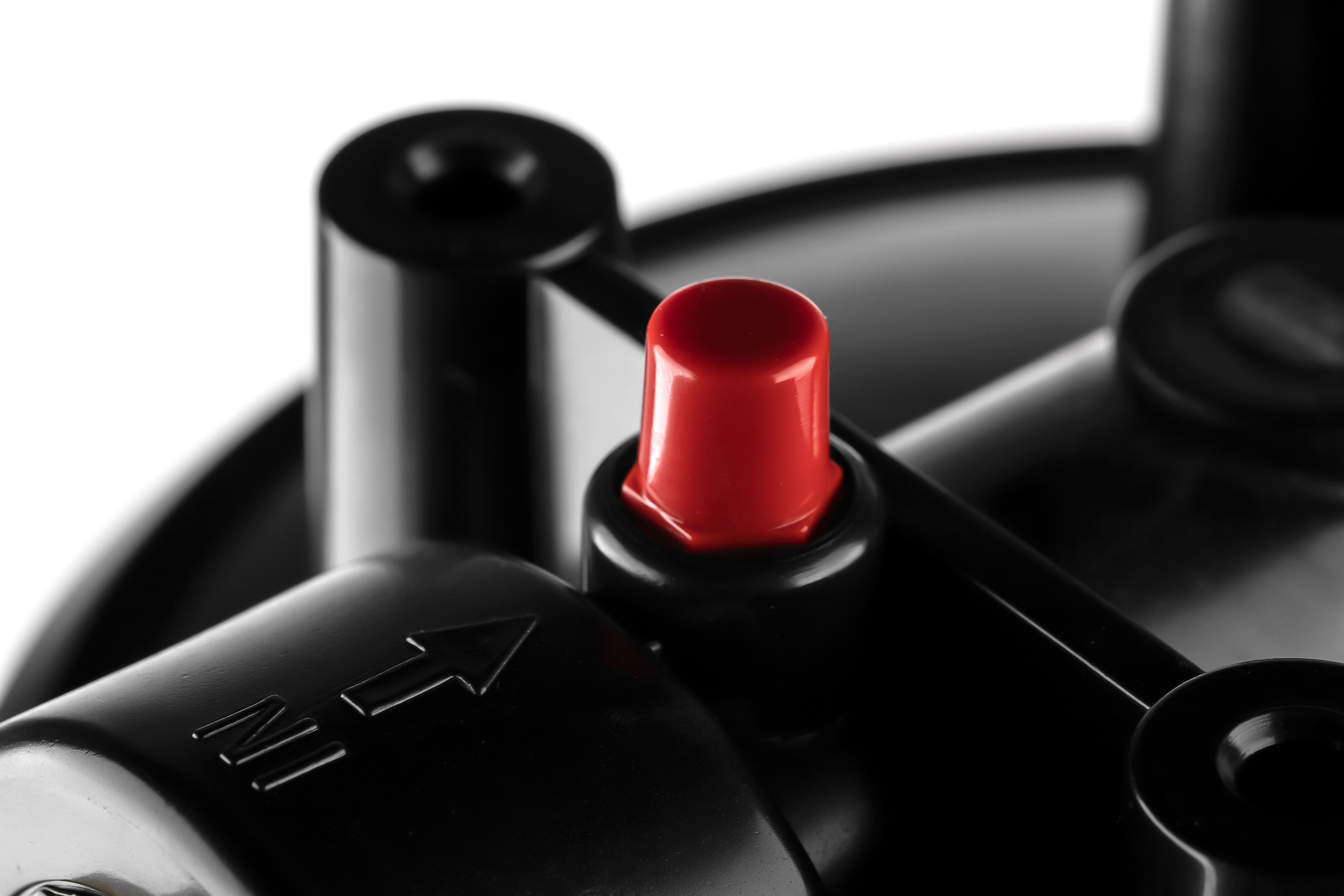 Корпус ГЕЙЗЕР 1" под картридж 10" Big Blue прозрачный, для холодной воды лат. ниппели