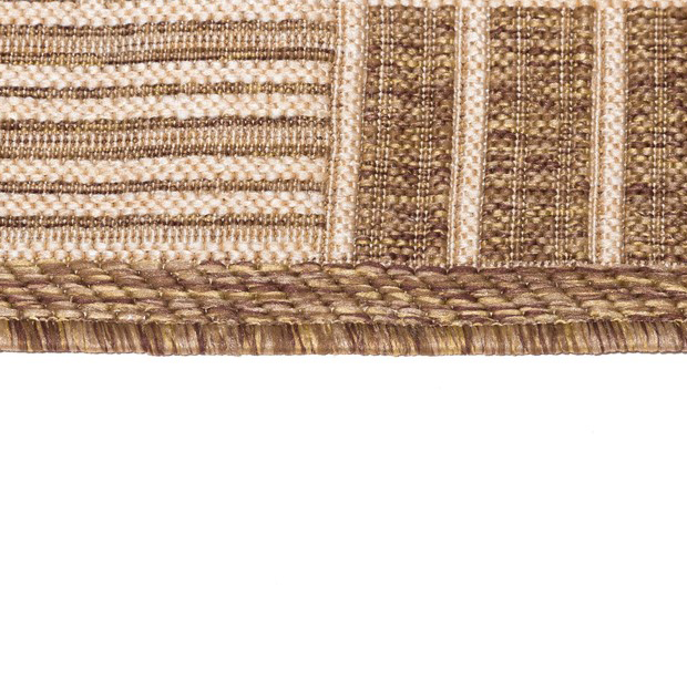 Ковер циновка "эко" 0,8*1,5 м  7917/23 овальный (1/10) "люберецкие ковры"