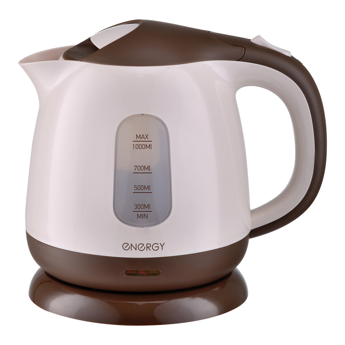 Чайник электр. "energy" e-275 1 л (1/12) пластик (коричневый)