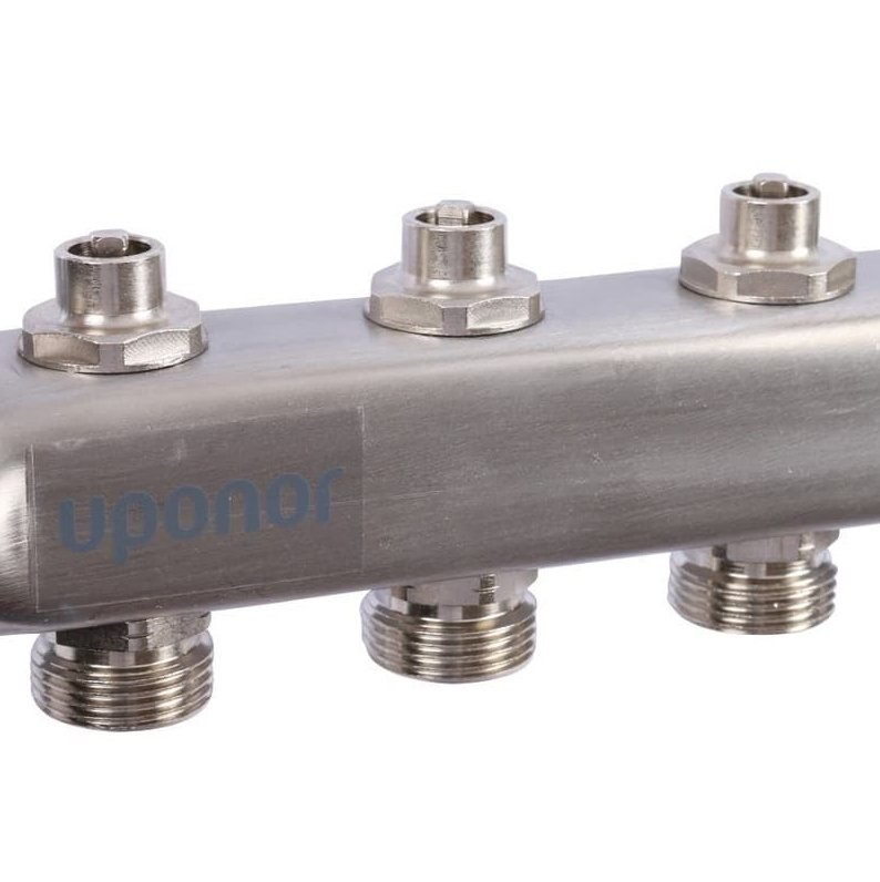 Коллектор UPONOR с клапанами 5 выходов 1"x3/4"ЕК серия SMART S