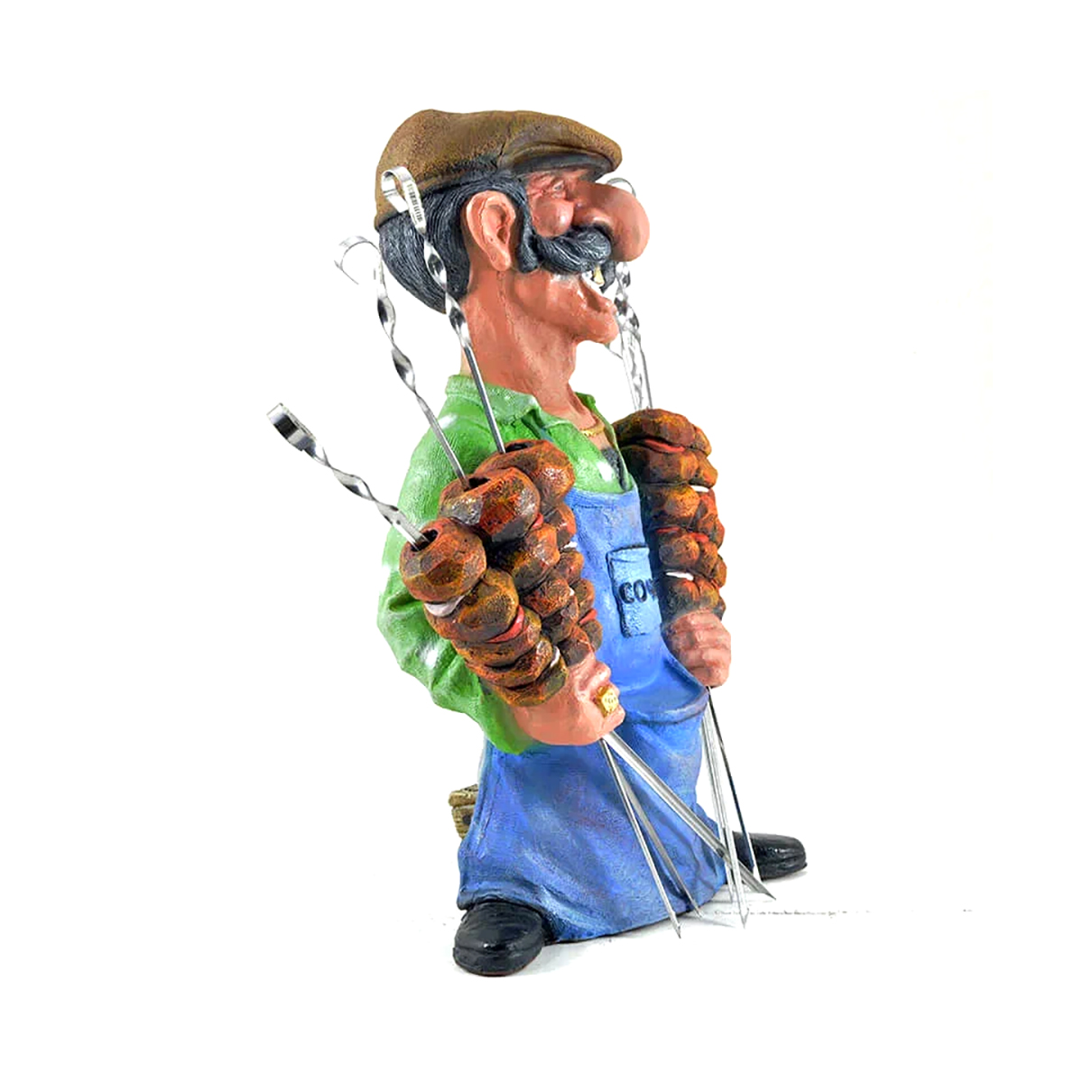 Фигурка садовая "веселый шашлычник" подставка для шампуров (1/3) "сказка" jnw47