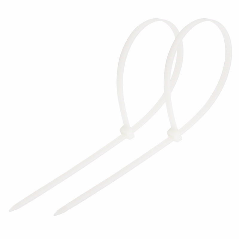 Хомуты нейлон 3,6 х 250 мм (набор 25 шт.), белые (1/10/500) "rexant" 07-0250-25