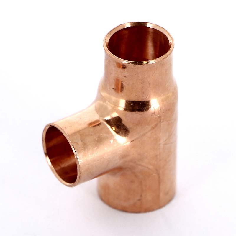 Тройник переходной под пайку 18 х 15 х 15 мм VIEGA медный