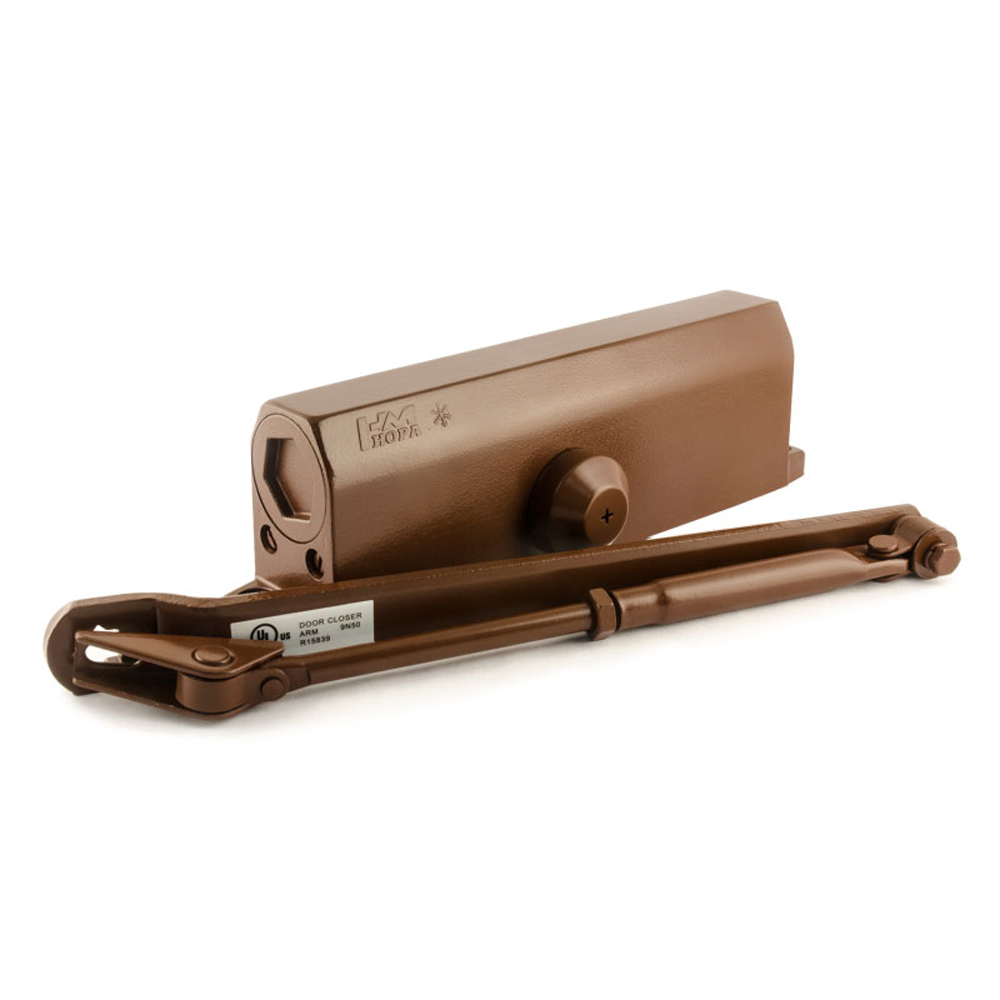 Доводчик дверной  5s коричневый (масса двери до 160 кг) (1/10) "нора-м"