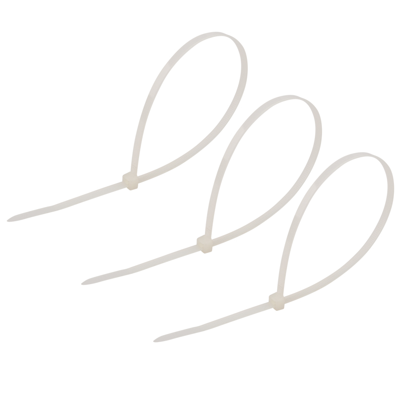 Хомуты нейлон 4,8 х 300 мм (набор 25 шт.), белые (1/10/300) "rexant" 07-0300-25