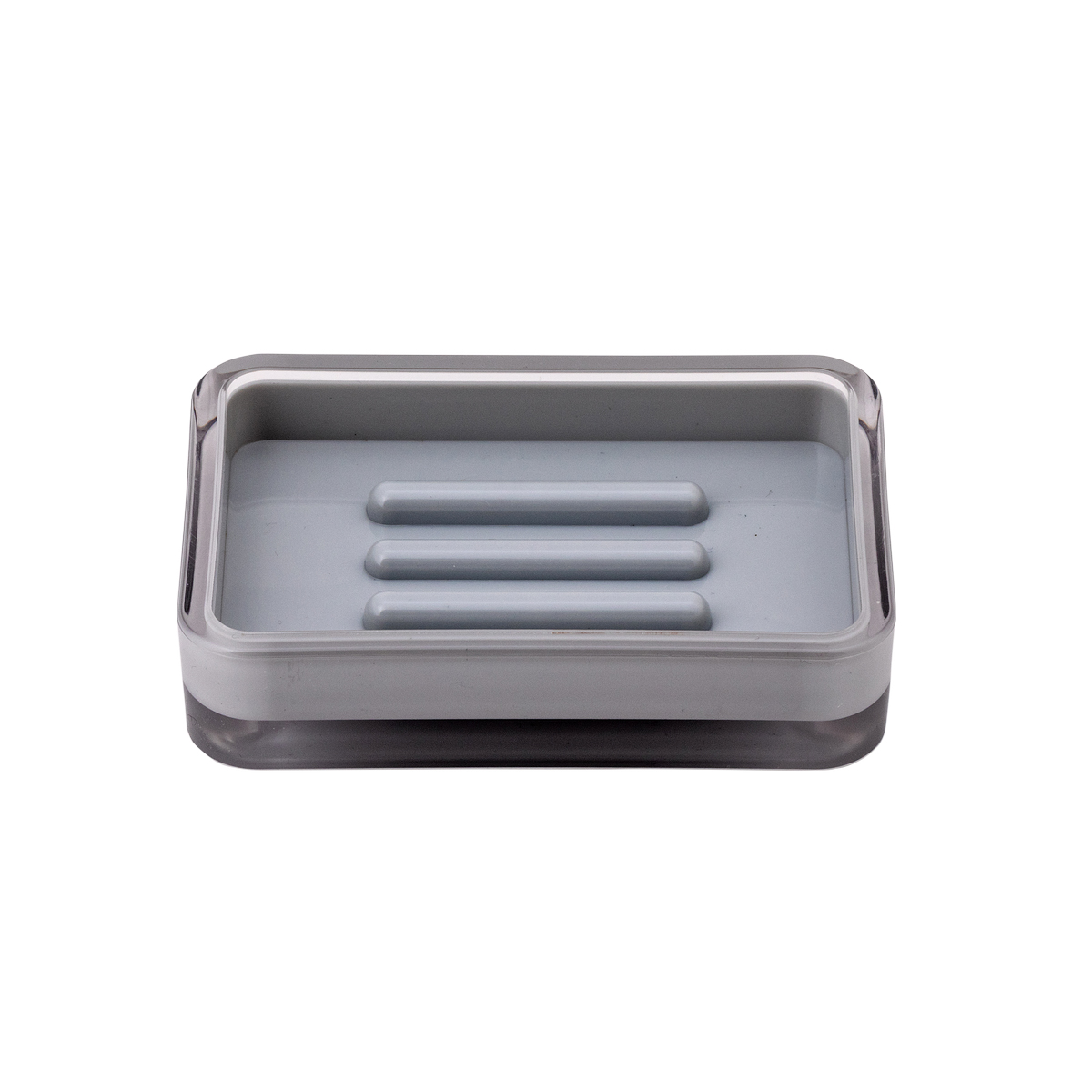 Мыльница "aya" акрил (серый) (1/12) "swensa" swp-7018gry-04