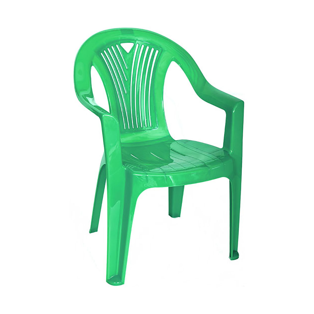 Кресло пласт. "салют" (зеленый) (1) "стандарт пластик"