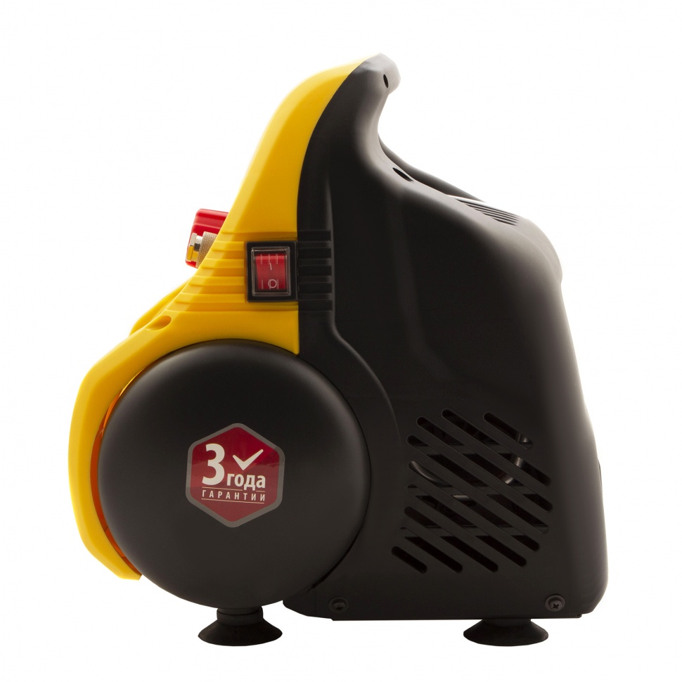 Компрессор воздушный безмасляный РС 1/6-180,1, 1 кВт, 180 л/мин, 6 л Denzel (58057)