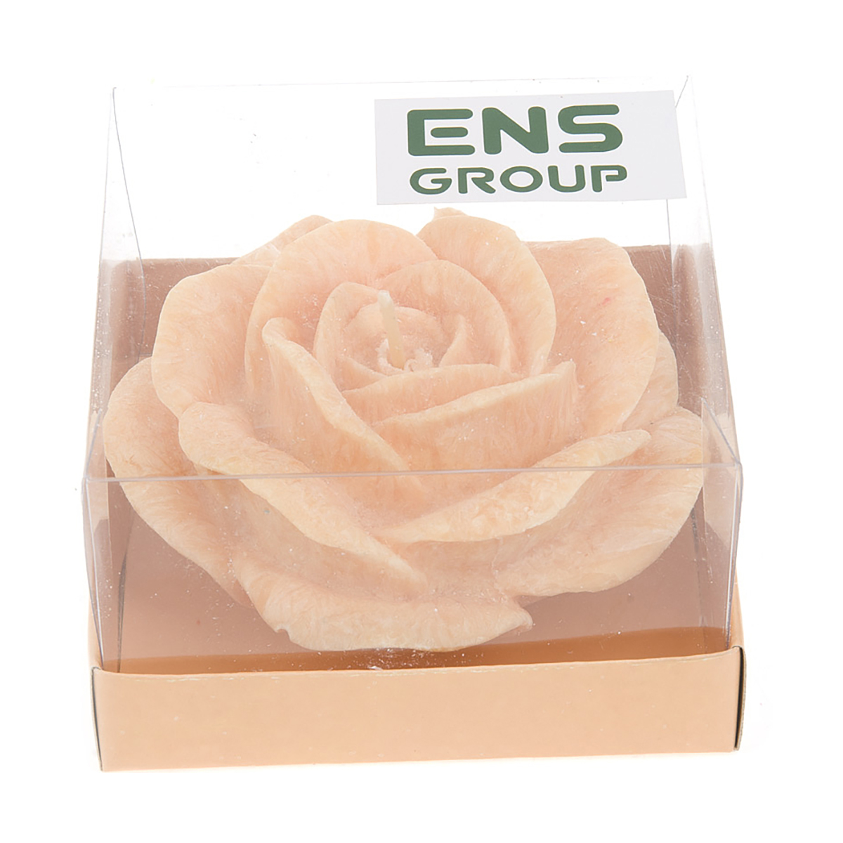 Свеча декоративная "роза" 10*10*6 см (1/12/48) "ens group" 6160082