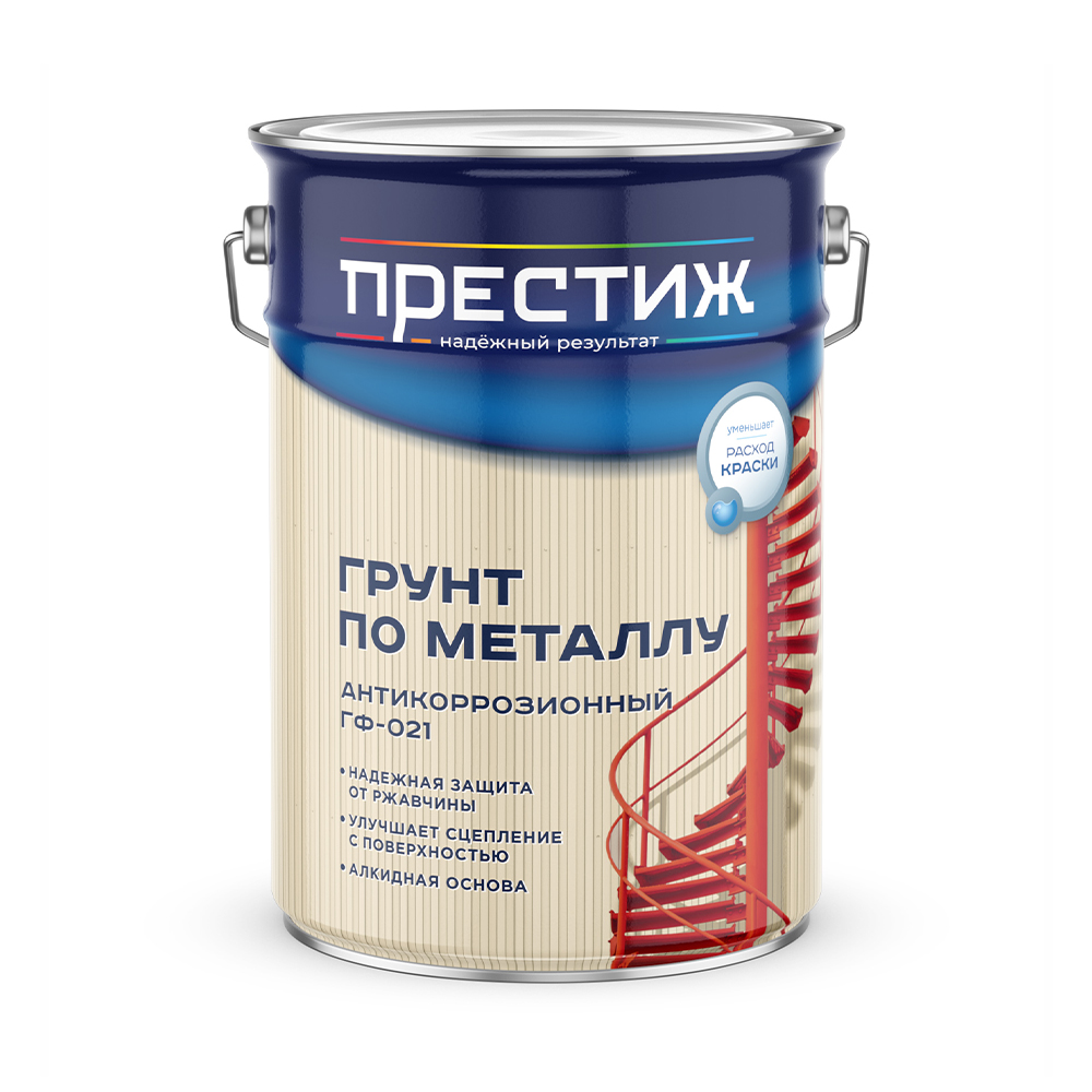 Грунт гф-021 серый  6 кг (1/2) "престиж"