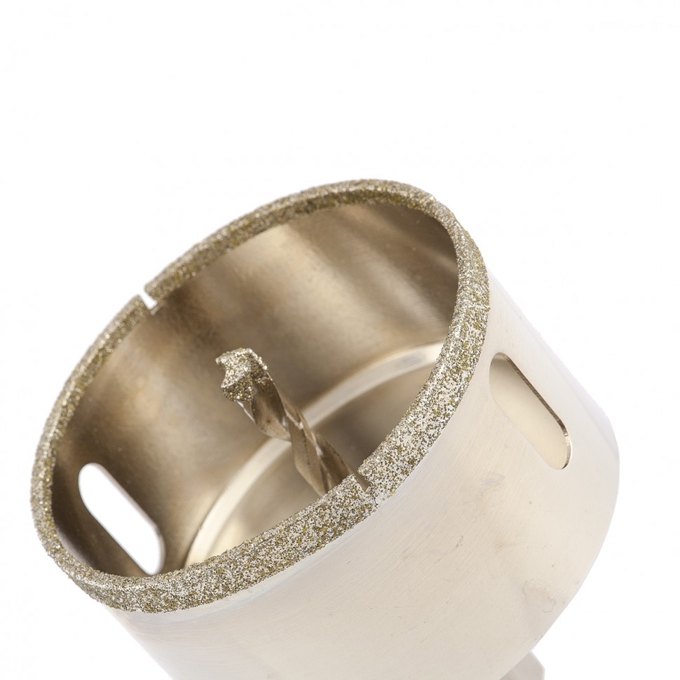 Сверло алмазное по керамограниту, 70 х 67 мм, трехгранный хвостовик Matrix (726703)