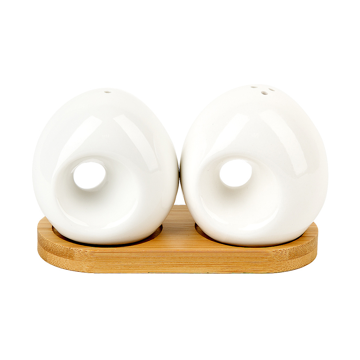 Набор для специй на подставке соль/ перец "naturel" 13*5,5*7,5 см (1/48) "nouvelle home" 2631068