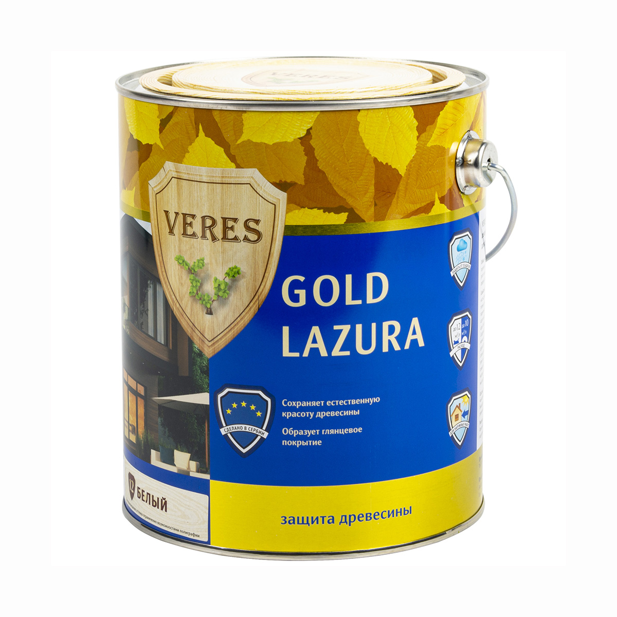 Верес gold №12 белый  2,7 л (1/4) "veres"