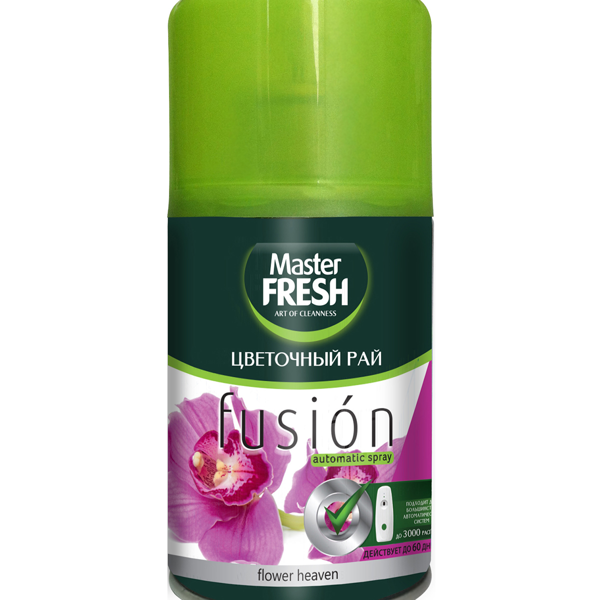 Освежитель воздуха (сменный блок) "цветочный рай" 250 мл (1/12) "master fresh"