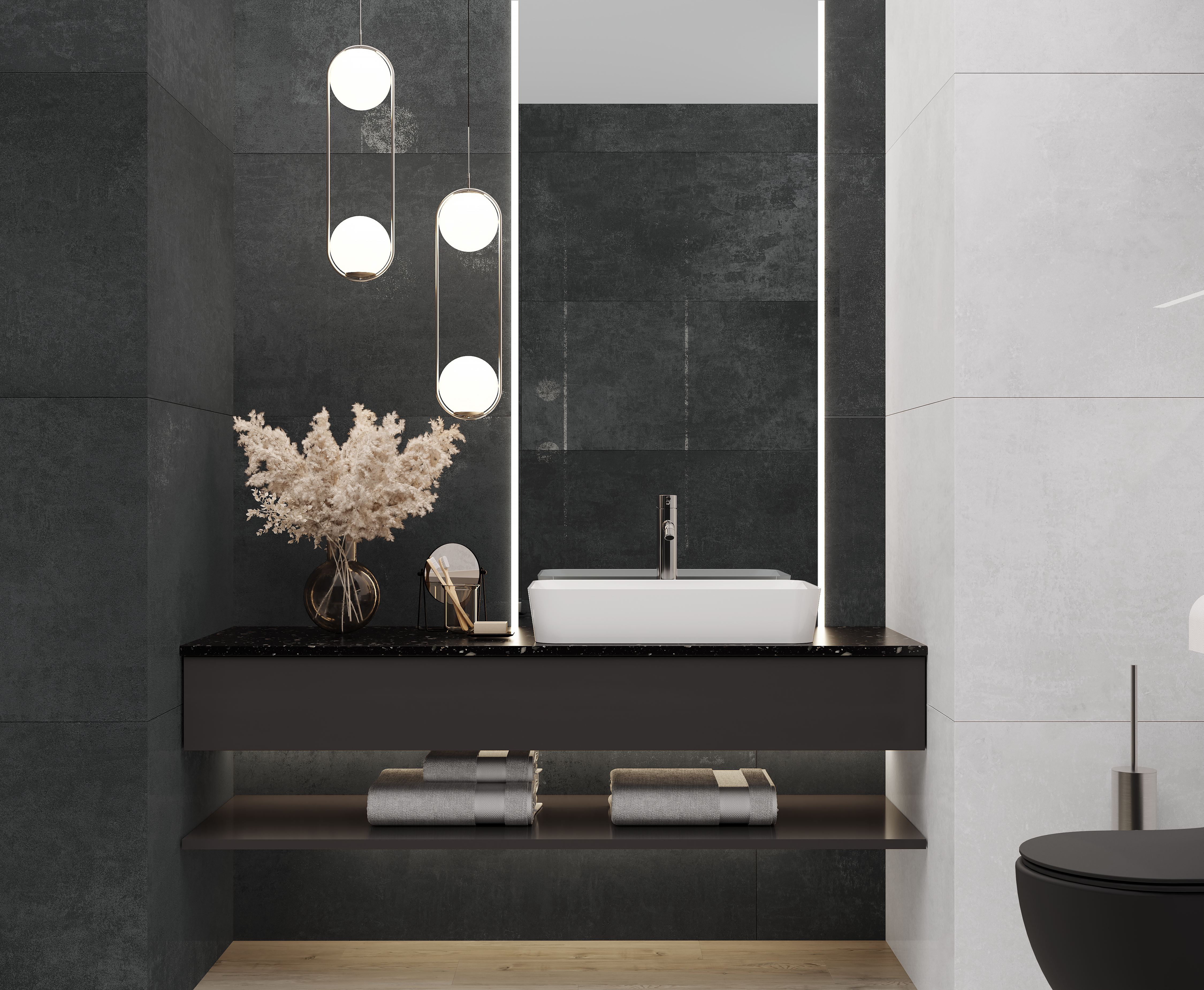 Techno grafito керамогранит графитовый 60х60 матовый карвинг 59,50x59,50