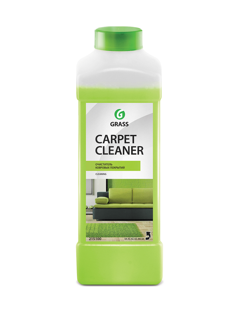 Очиститель ковровых покрытий "carpet cleaner" 1 л (низкопенное) (1/12) "grass"