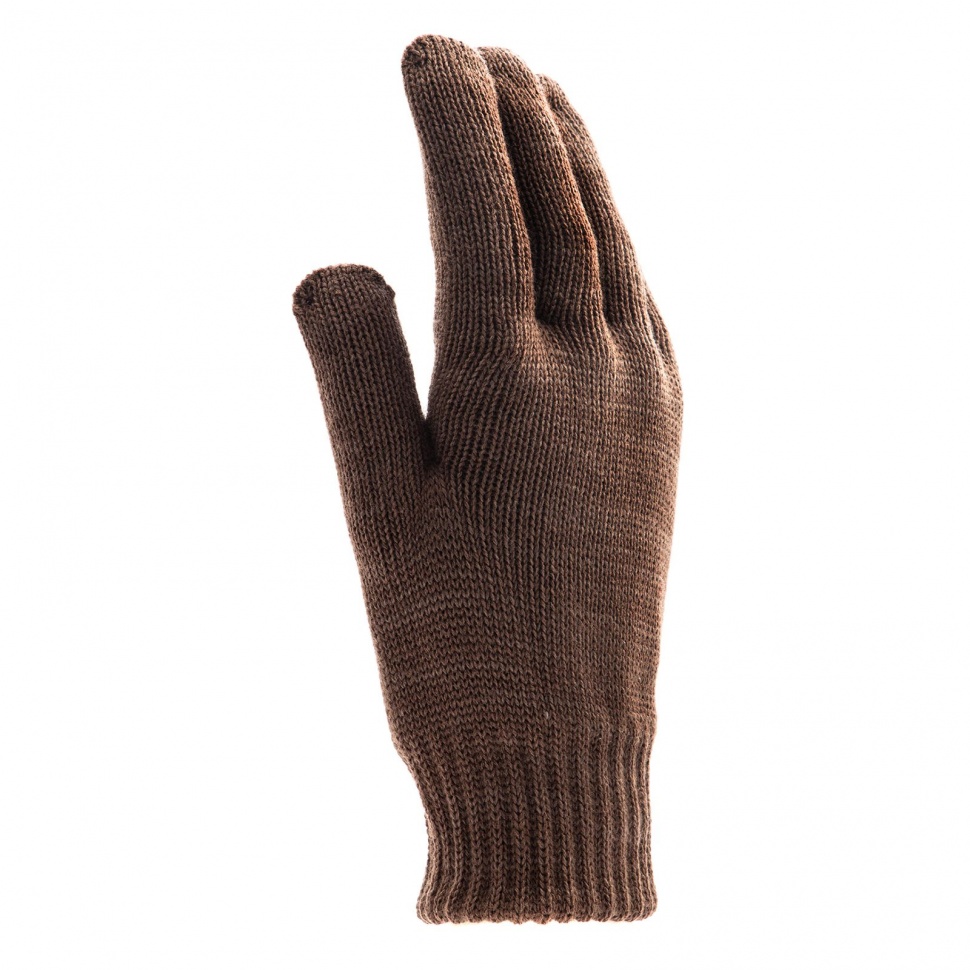Перчатки трикотажные, двойные, полушерстяные, Сибртех (68633)