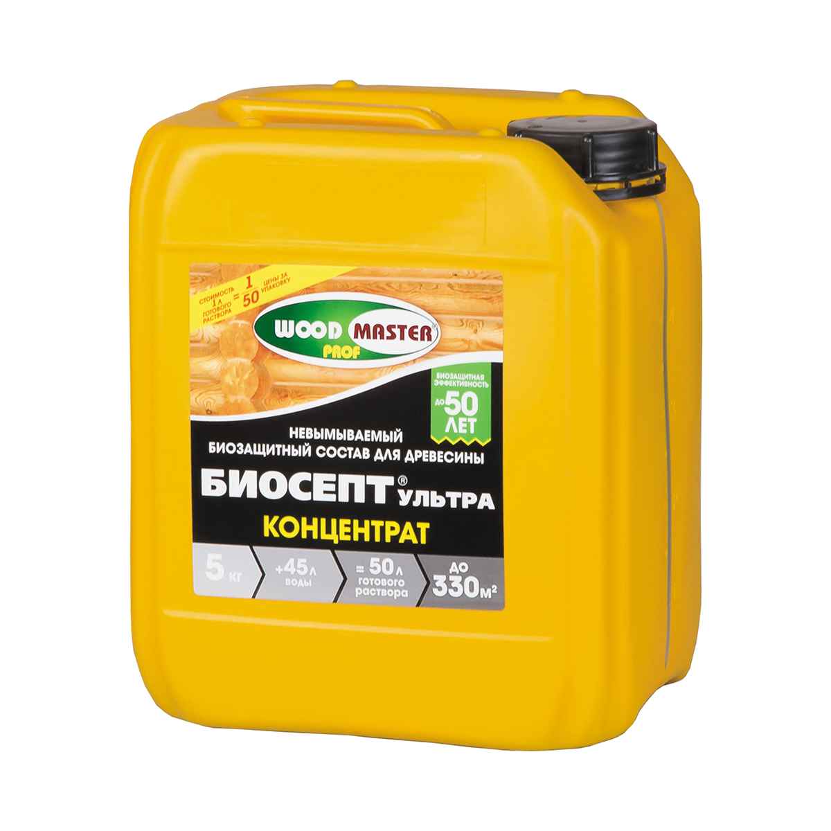Биосепт-ультра (концентрат) антисептический состав "woodmaster - prof" 5 л (1) "рогнеда"