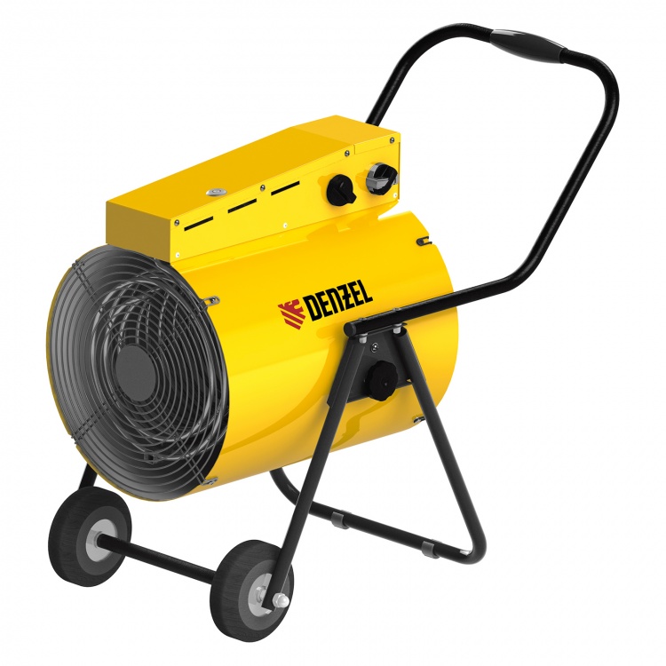 Тепловая пушка SFH-15000, 400 В, 1600 м3/ч, вентилятор 3 режима, 9000/15000 Вт Denzel (96443)