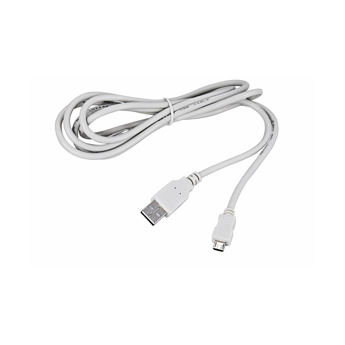Кабель usb-micro usb 1,8 м пвх (белый) (1/10/100) "rexant" 18-1164