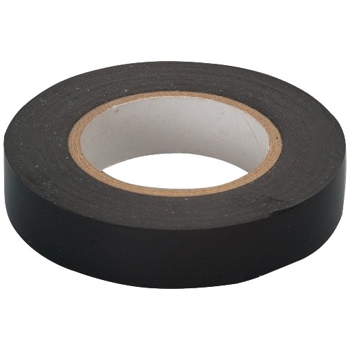 Изолента ПВХ, 15 мм х 10 м, черная Сибртех (88788)