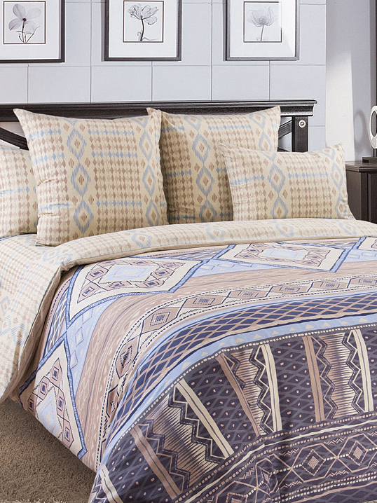 Постельное белье "навахо" 1,5 сп. (перкаль 115 г/м) (1) амавес-текстиль