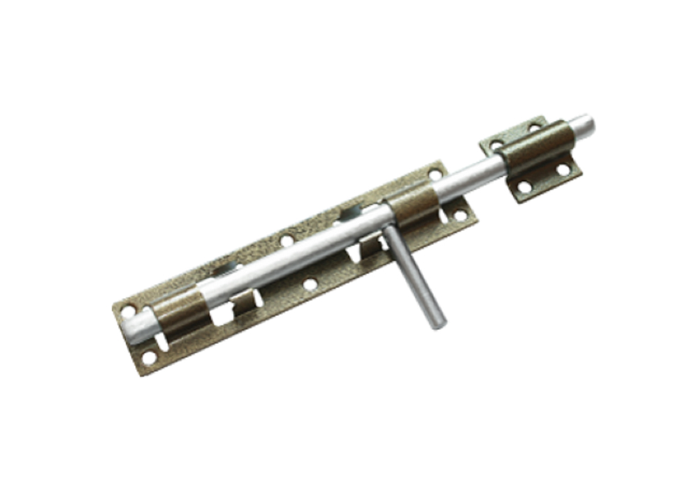 Засов дверной зд-300 бронза антик (5) домарт