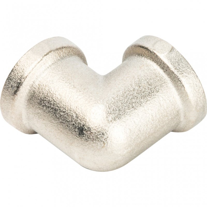 Угол резьбовой ВР 1/4" никель STOUT