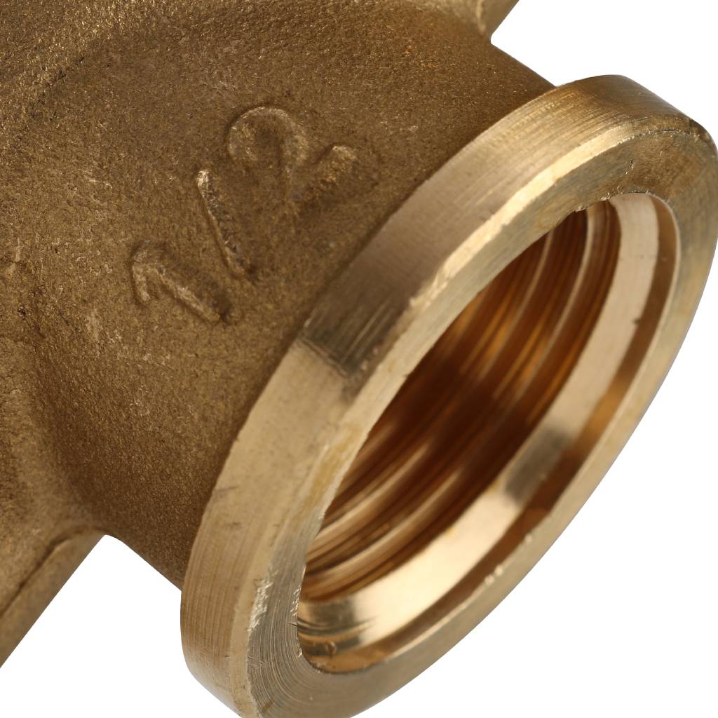 Тройник резьбовой ВР 3/4" x 1/2" x 3/4" латунь TIEMME