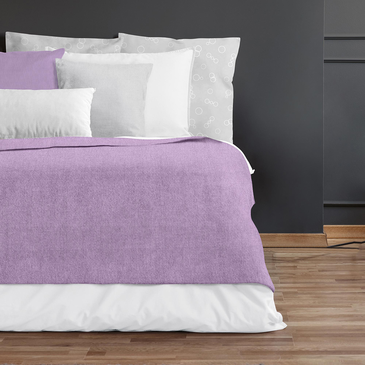 Покрывало "волшебная ночь" 200*220 см (лаванда)