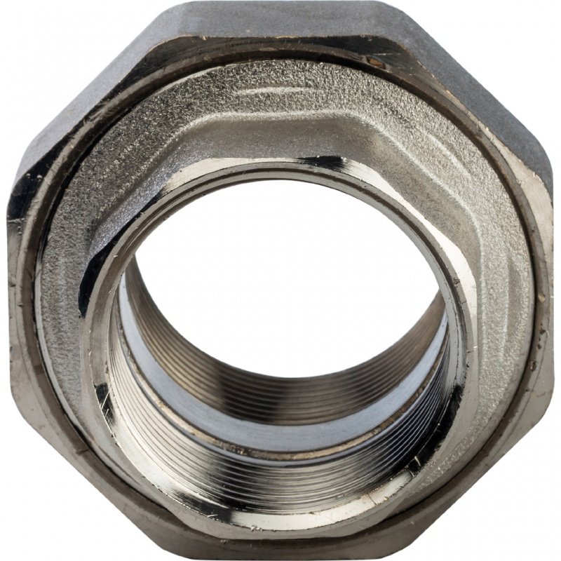 Американка ВР 1"1/4 никель STOUT уплотнение конус