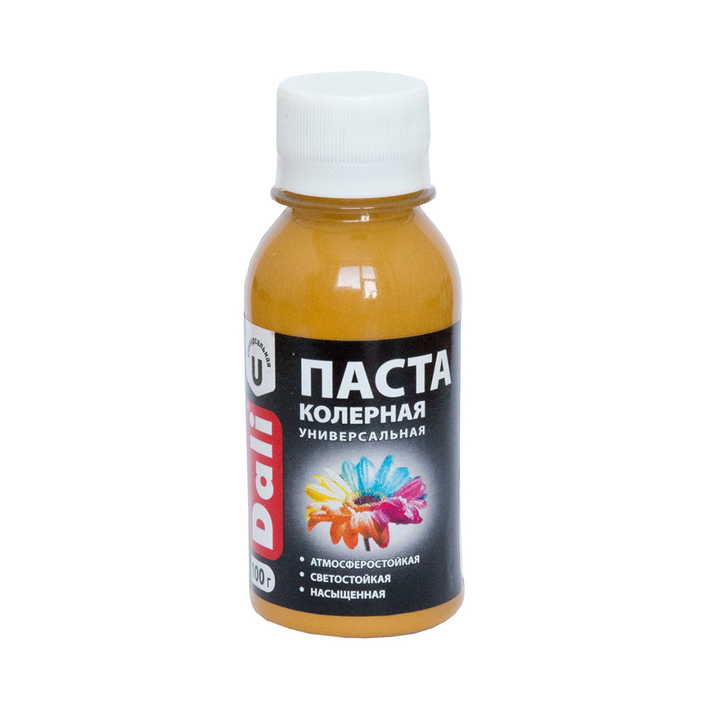 Паста колерн. универс. "dali" охра 0,1 кг (8/48) "рогнеда"
