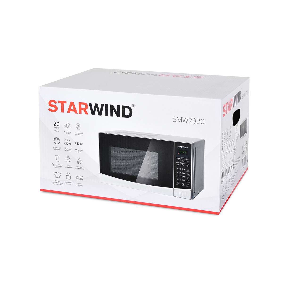 Микроволновая печь smw2820  20 л, 700 вт (1) "starwind"