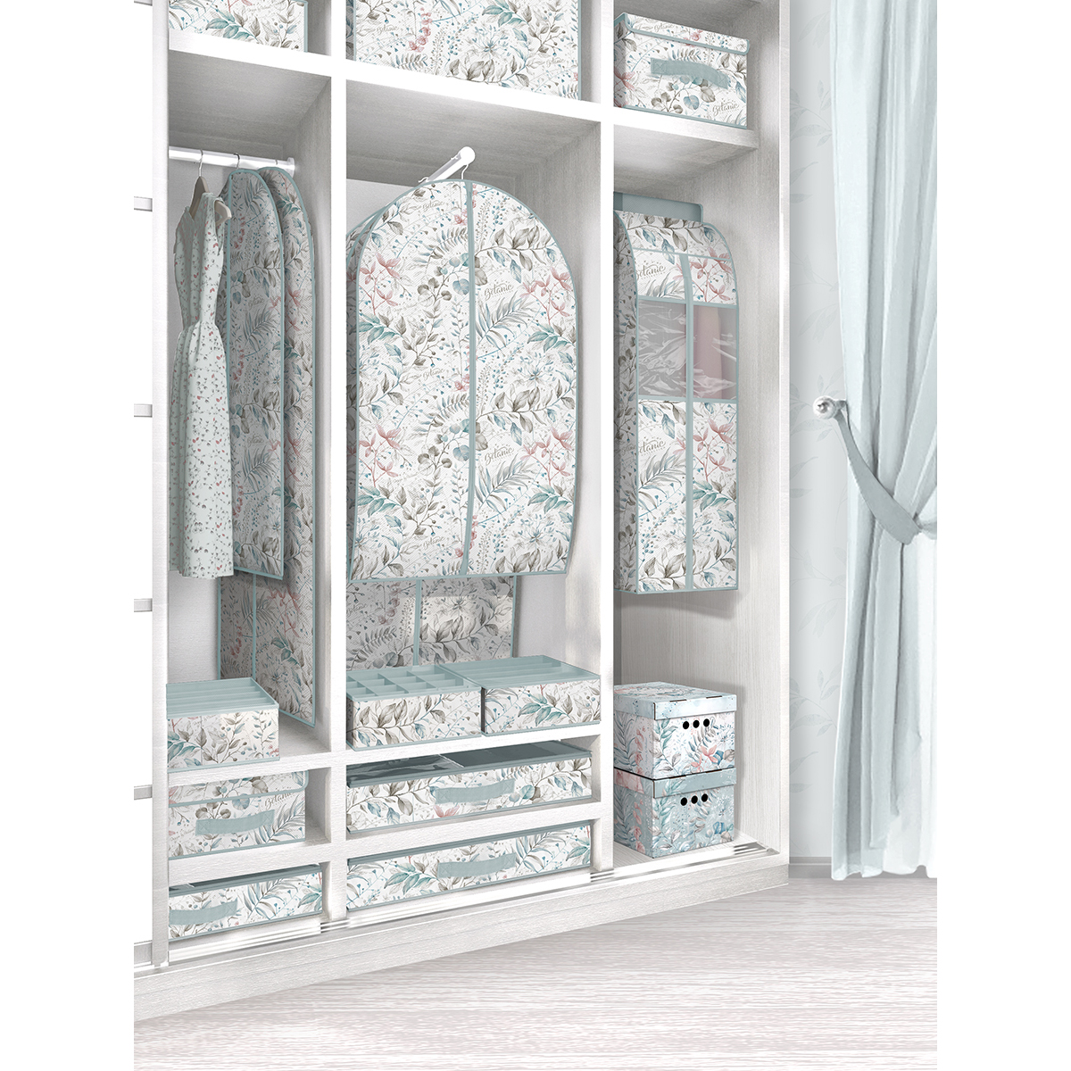 Короб для хранения "botanic" 31*31*31 см (набор 2 шт.) (1/12) "valiant" bt-box-sk