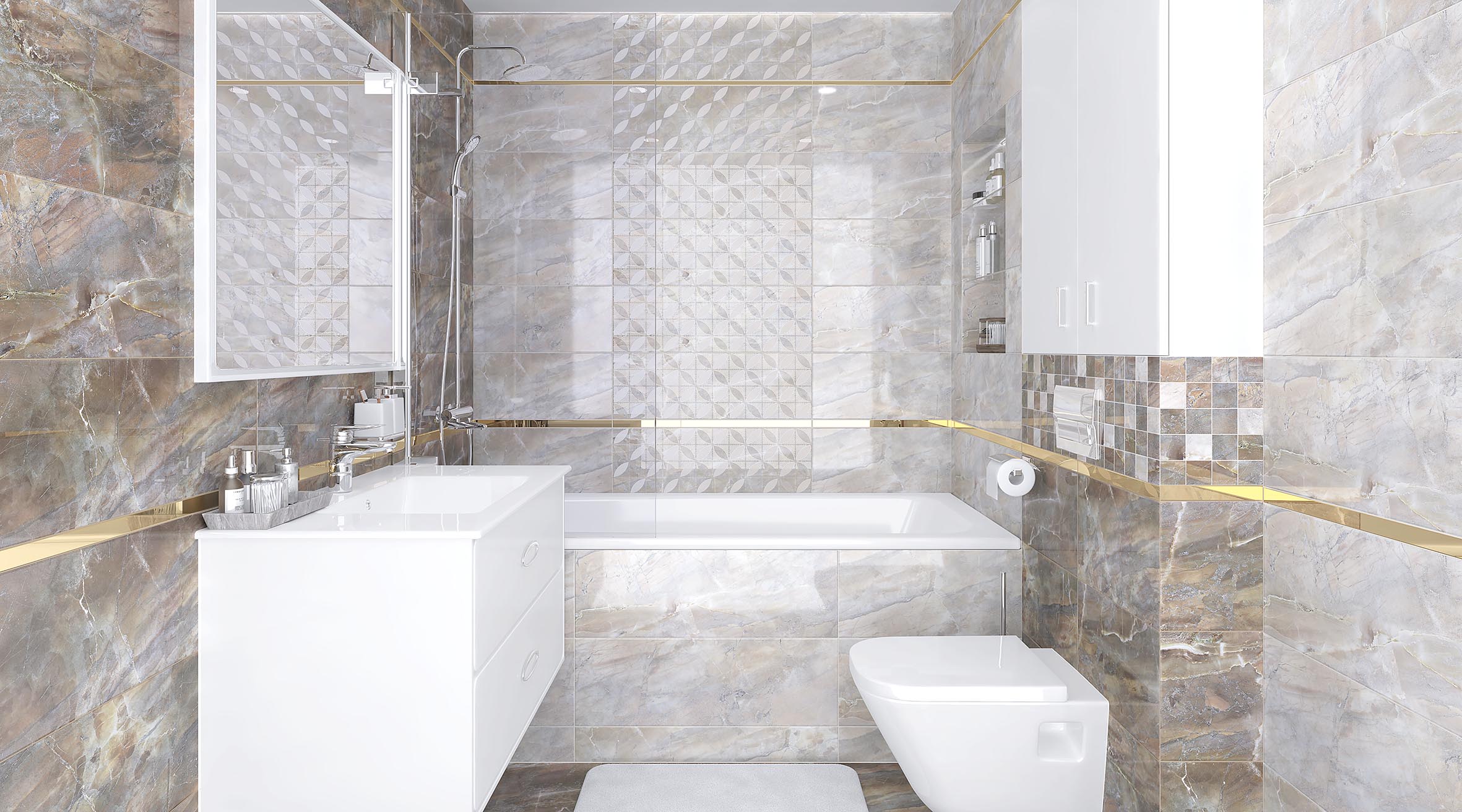 Rich коричневый 25x75